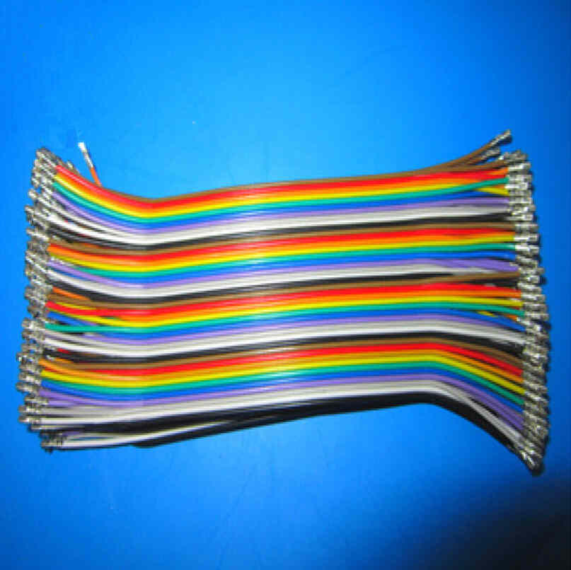 40 Pin Parallelled Rainbow Cable Crimped with JST-XH Terminals